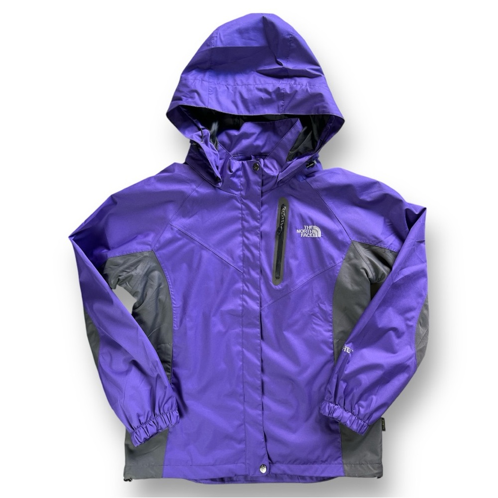 The North Face Vintage Summit Series Gore-Tex Jacket Waterproof Purple XL - Picture 3 of 16